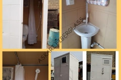 portable toilet with showr