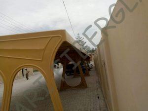 fiberglass car parking shade